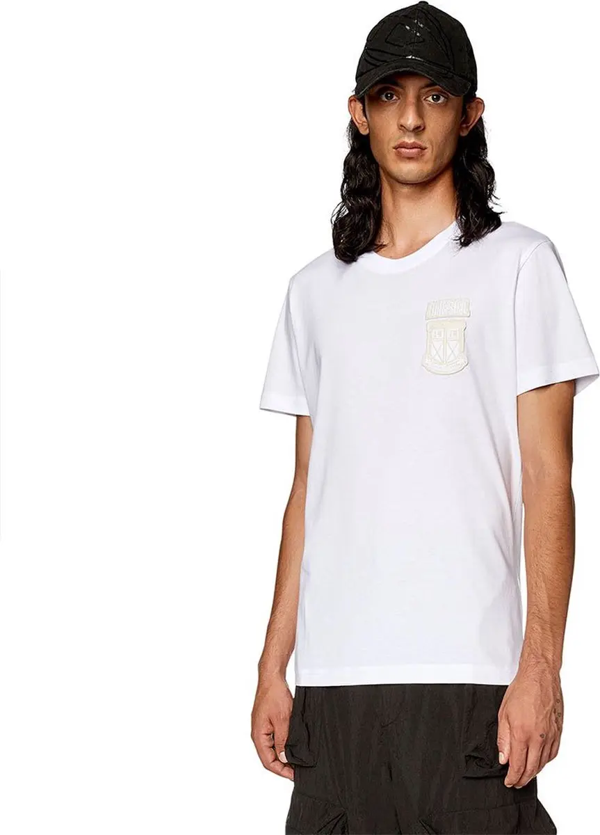 Diesel Diegor K67 T-shirt Met Korte Mouwen Wit M Man