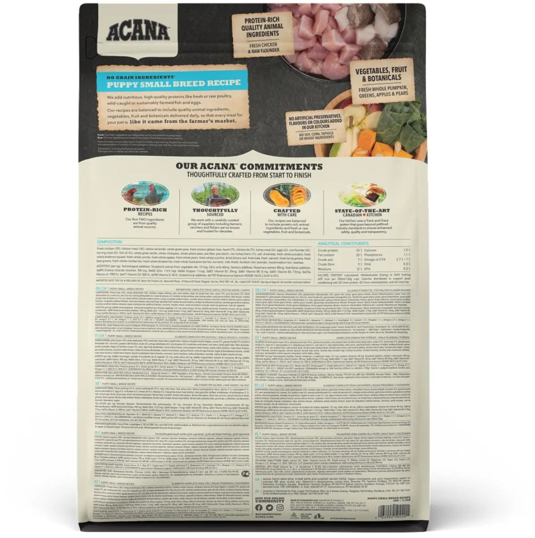Acana Heritage Puppy Small Breed Kip & Kalkoen - 2 kg