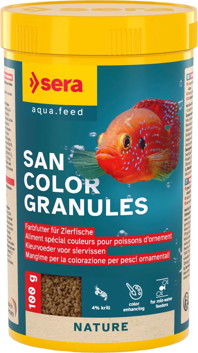 Sera San Colour Granules Kleurvoer 250ml