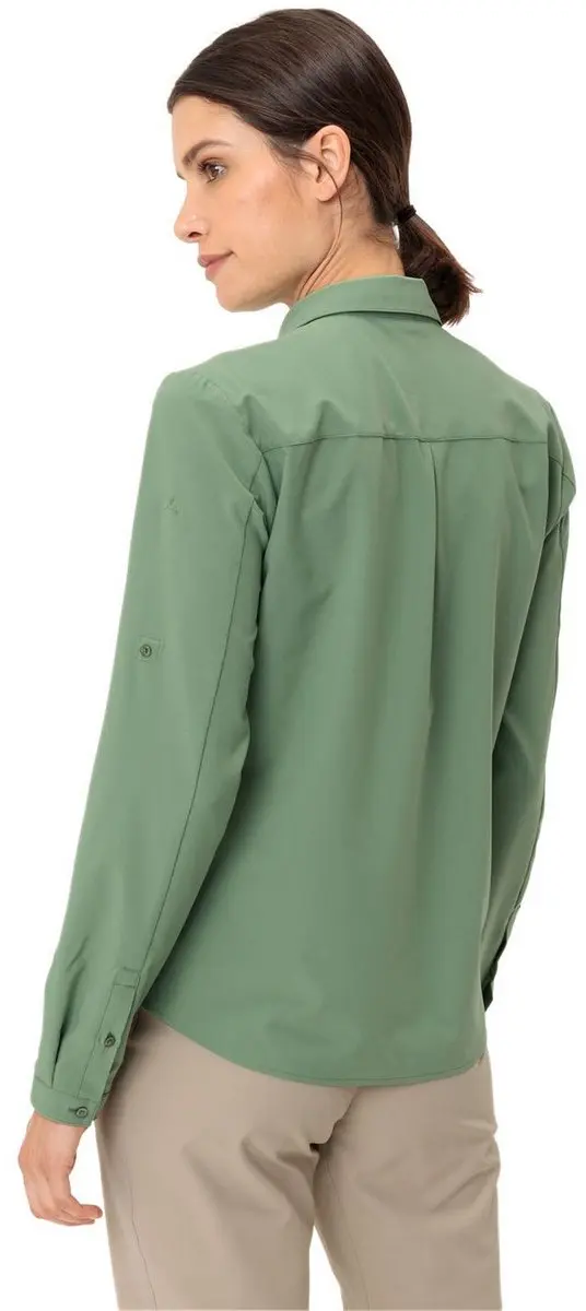 Vaude Rosemoor LS Shirt IV Dameshemd - Willow Green - afbeelding 6 van 6