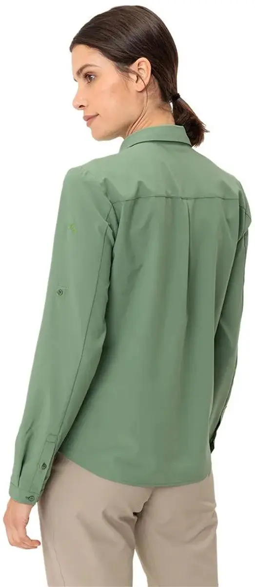 Vaude Rosemoor LS Shirt IV Dameshemd - Willow Green - afbeelding 4 van 6