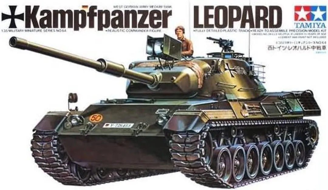 Tamiya Leopard 1 Tank 35064 Modelbouwpakket - 1:35 - Multi