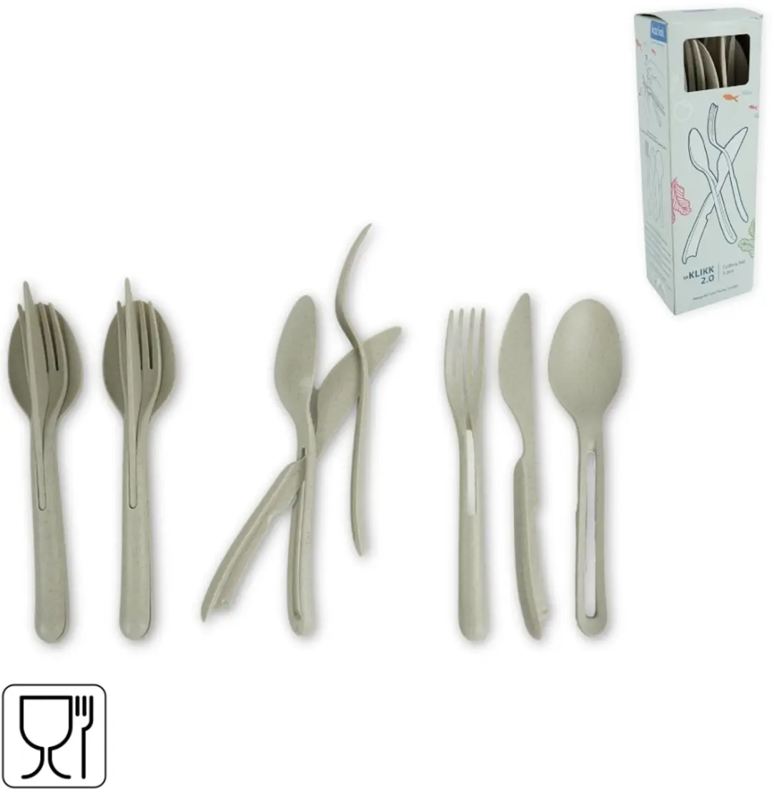Koziol Klikk Bestekset 22 Cm 12-delig
