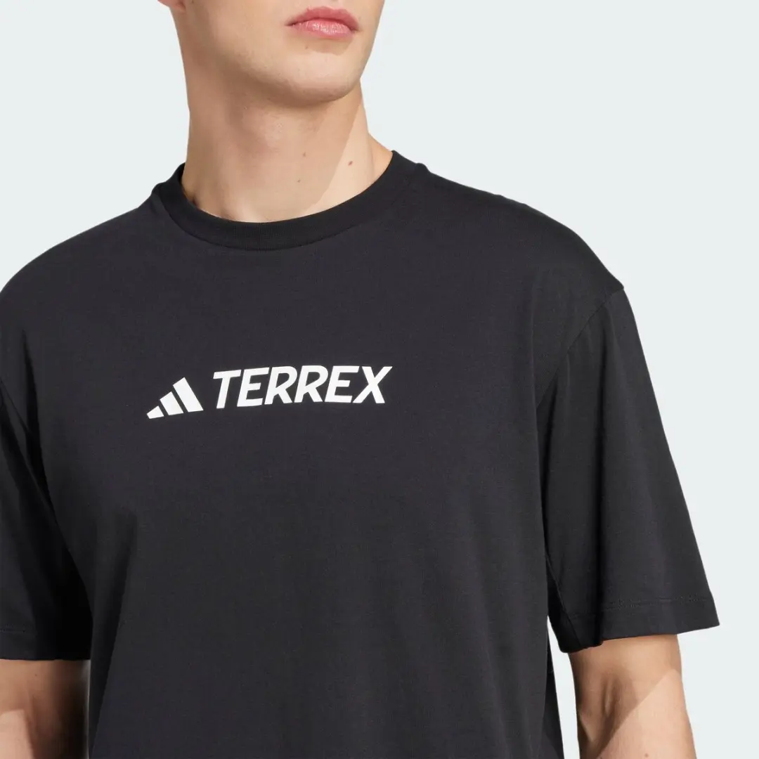 adidas Terrex Classic Logo T-Shirt - Heren - Zwart - afbeelding 5 van 6