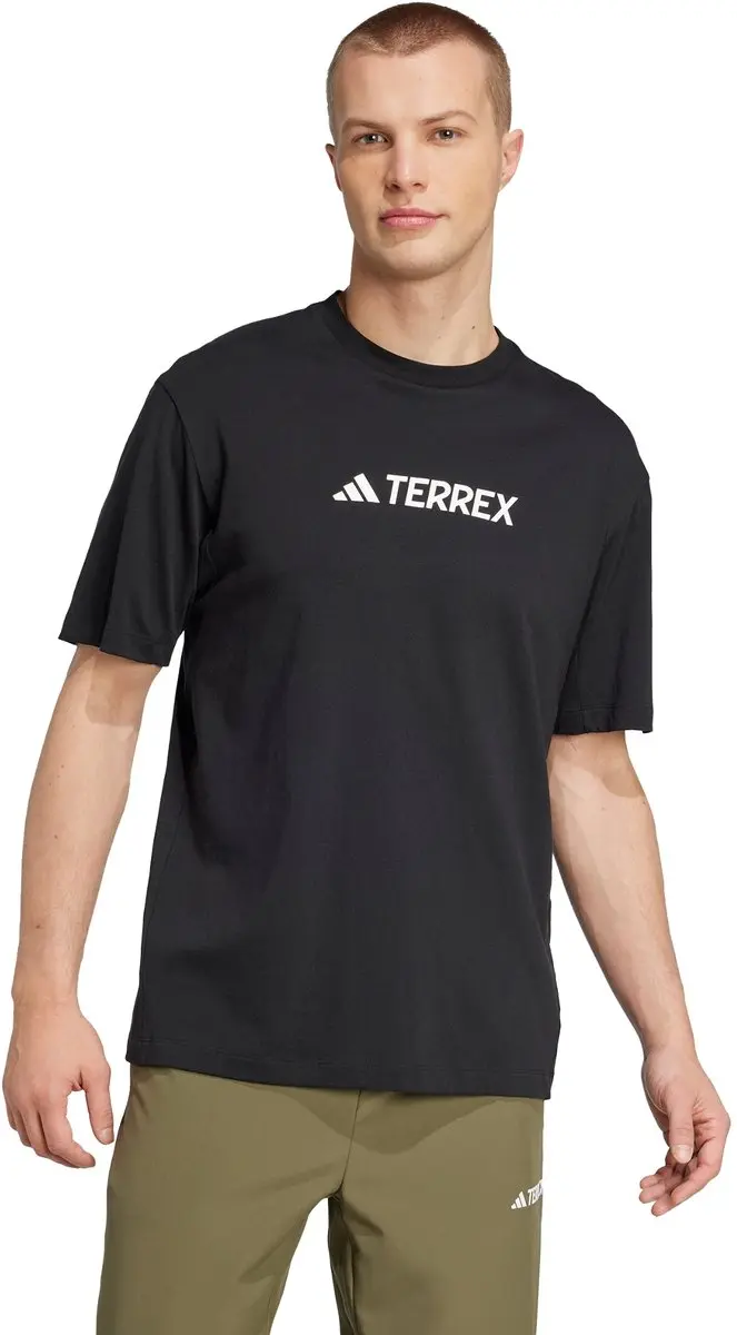 adidas Terrex Classic Logo T-Shirt - Heren - Zwart - afbeelding 2 van 6