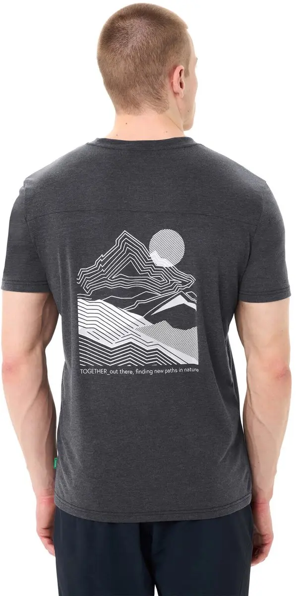 Vaude Tekoa III Heren T-Shirt Korte Mouwen - Zwart - XL - afbeelding 6 van 6