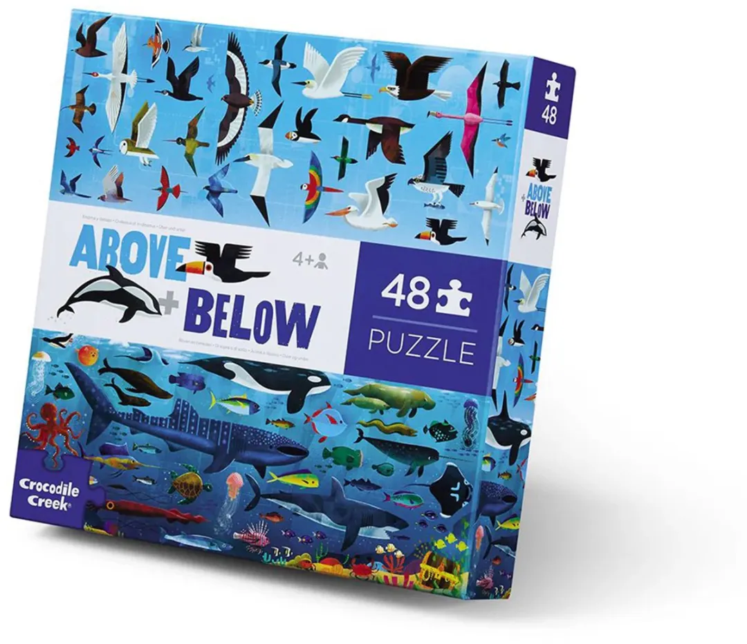 Crocodile Creek Above + Below Puzzel 48 Stuks