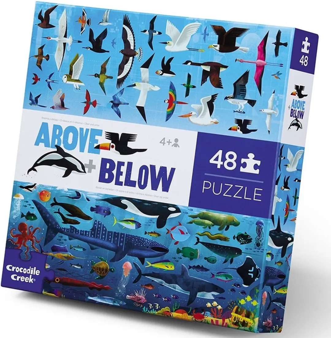 Crocodile Creek Above + Below Puzzel 48 Stuks - CC76005