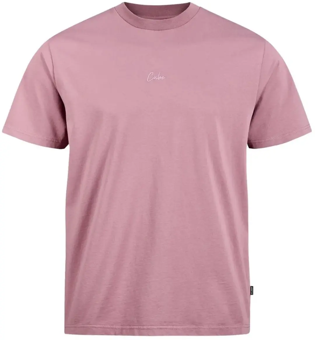 Cube Organic Script Gty Fit T-shirt Met Korte Mouwen Paars L Man