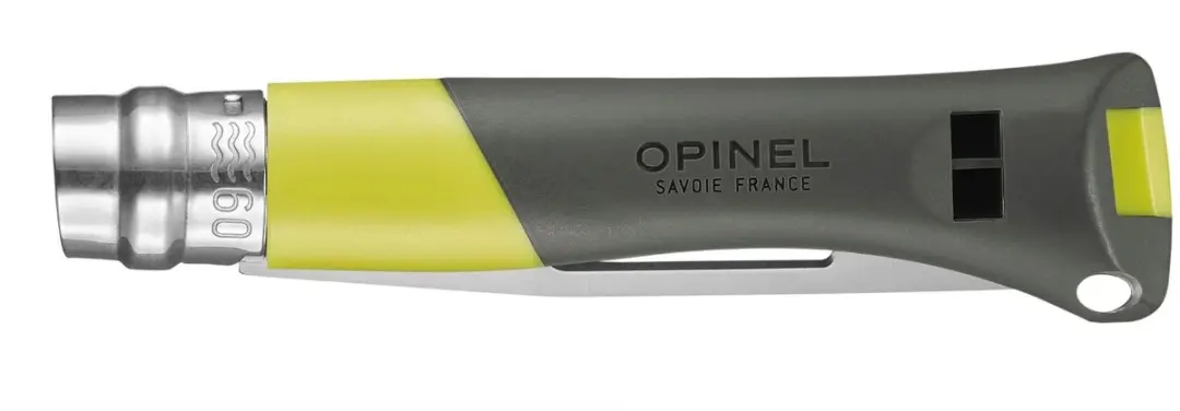 Opinel Zakmes N°09 Ocean - Rvs/Polyamide - Geel - afbeelding 5 van 6