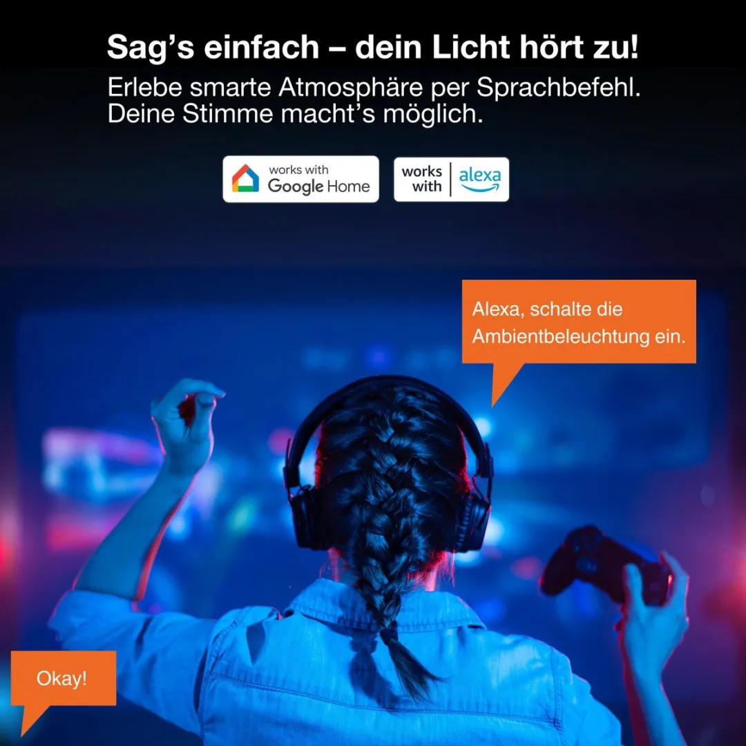 Osram SMART+ WIFI LED Vloerlamp Hoek - 8W 540lm Wit - RGB & TW - App-bestuurbaar