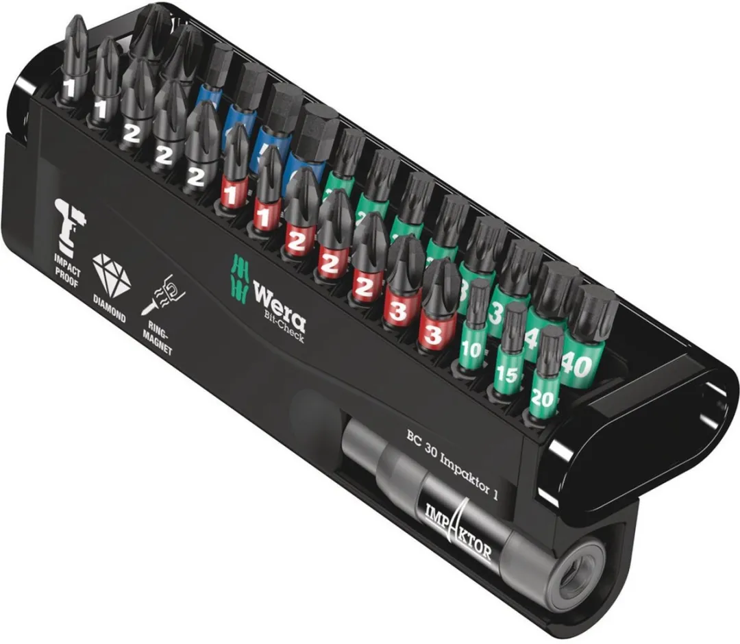 Wera Bit-Check 30 Impaktor 1 Slagschroefbitset 05057690001