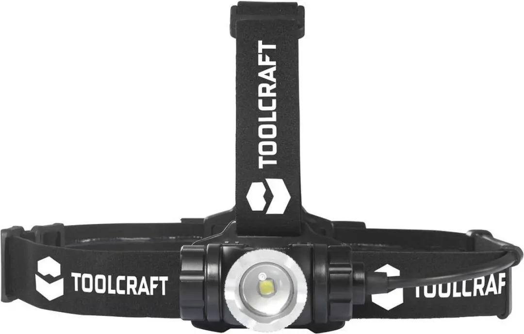 TOOLCRAFT TO-7838472 Hoofdlamp - 1000 lm - Zwart - afbeelding 4 van 4