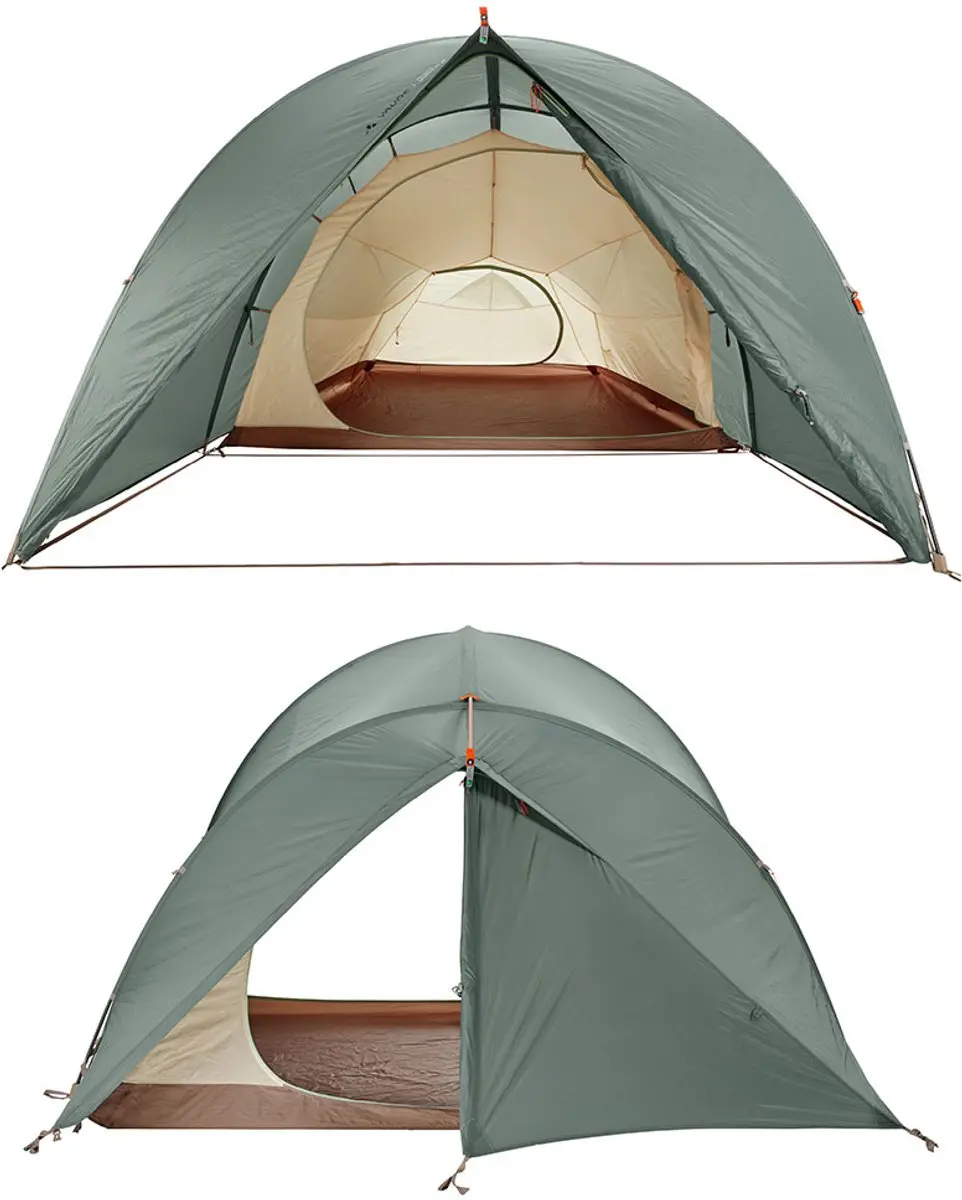 Vaude Allround Taurus XT 4P Trekkerstent - Agave - afbeelding 4 van 6