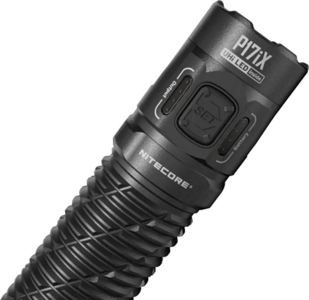 Nitecore P17iX Tactische Zaklamp - 5000 lumen - Zwart - afbeelding 2 van 6