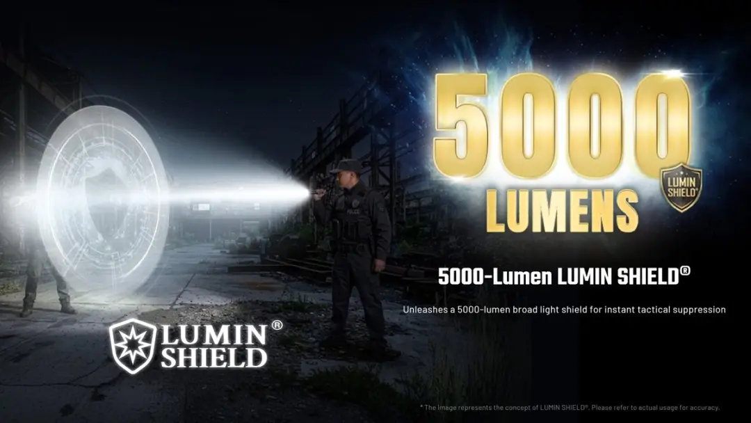 Nitecore P17iX Tactische Zaklamp - 5000 lumen - Zwart - afbeelding 6 van 6