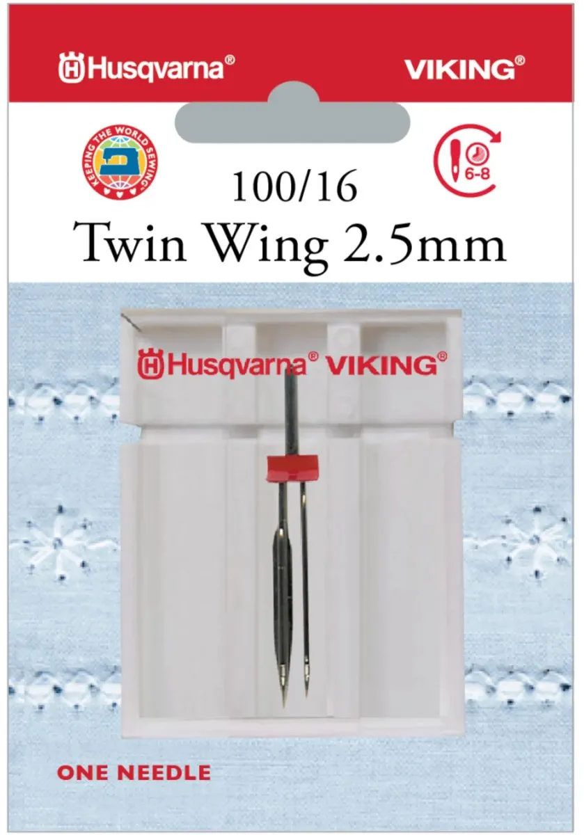 Husqvarna-Viking Tweelingnaald Zwaard 100/2.5mm