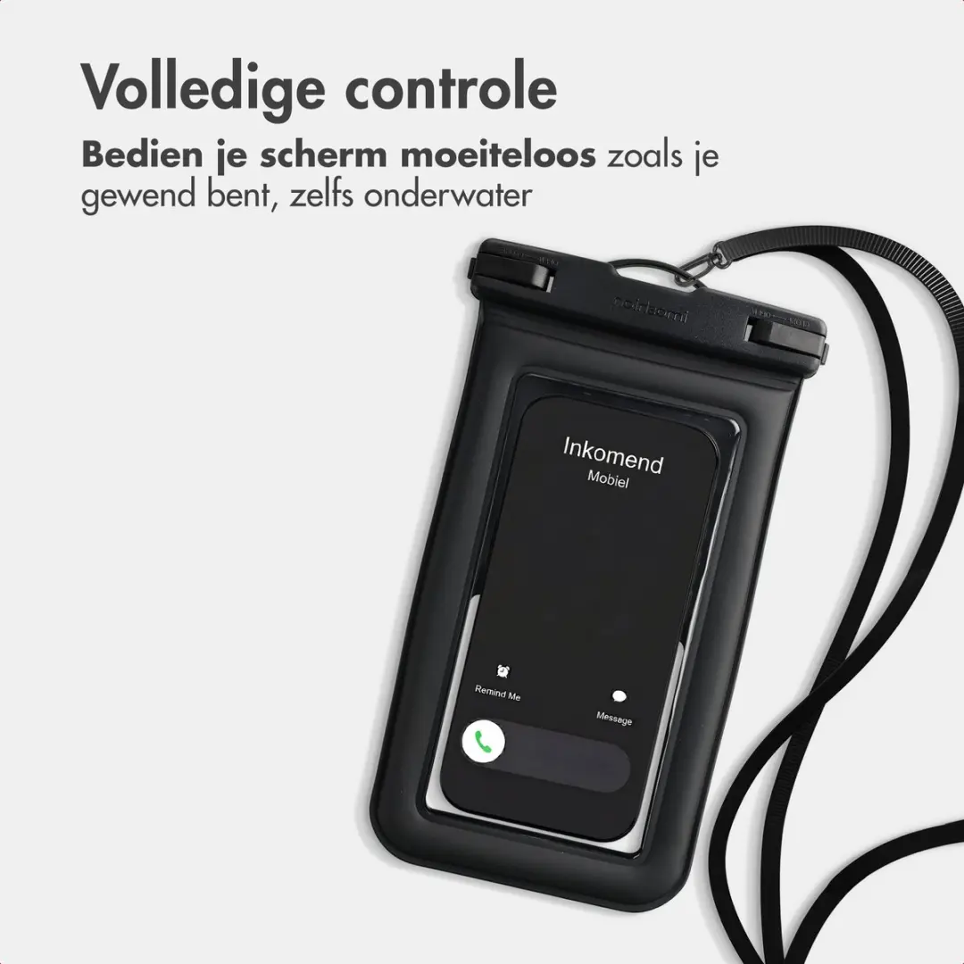 imoshion Floating Waterproof Pouch Telefoonhoesje - Zwart - afbeelding 3 van 6