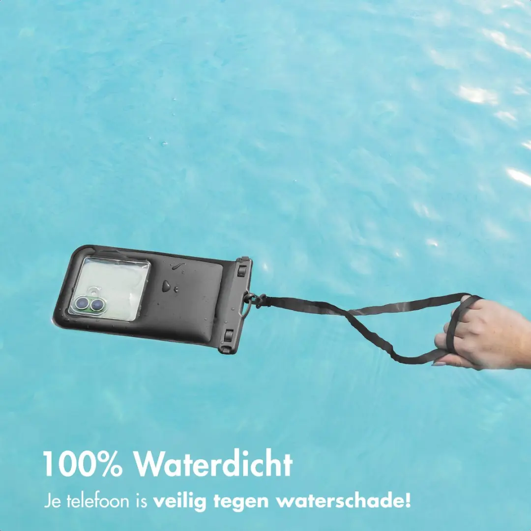 imoshion Floating Waterproof Pouch Telefoonhoesje - Zwart - afbeelding 2 van 6