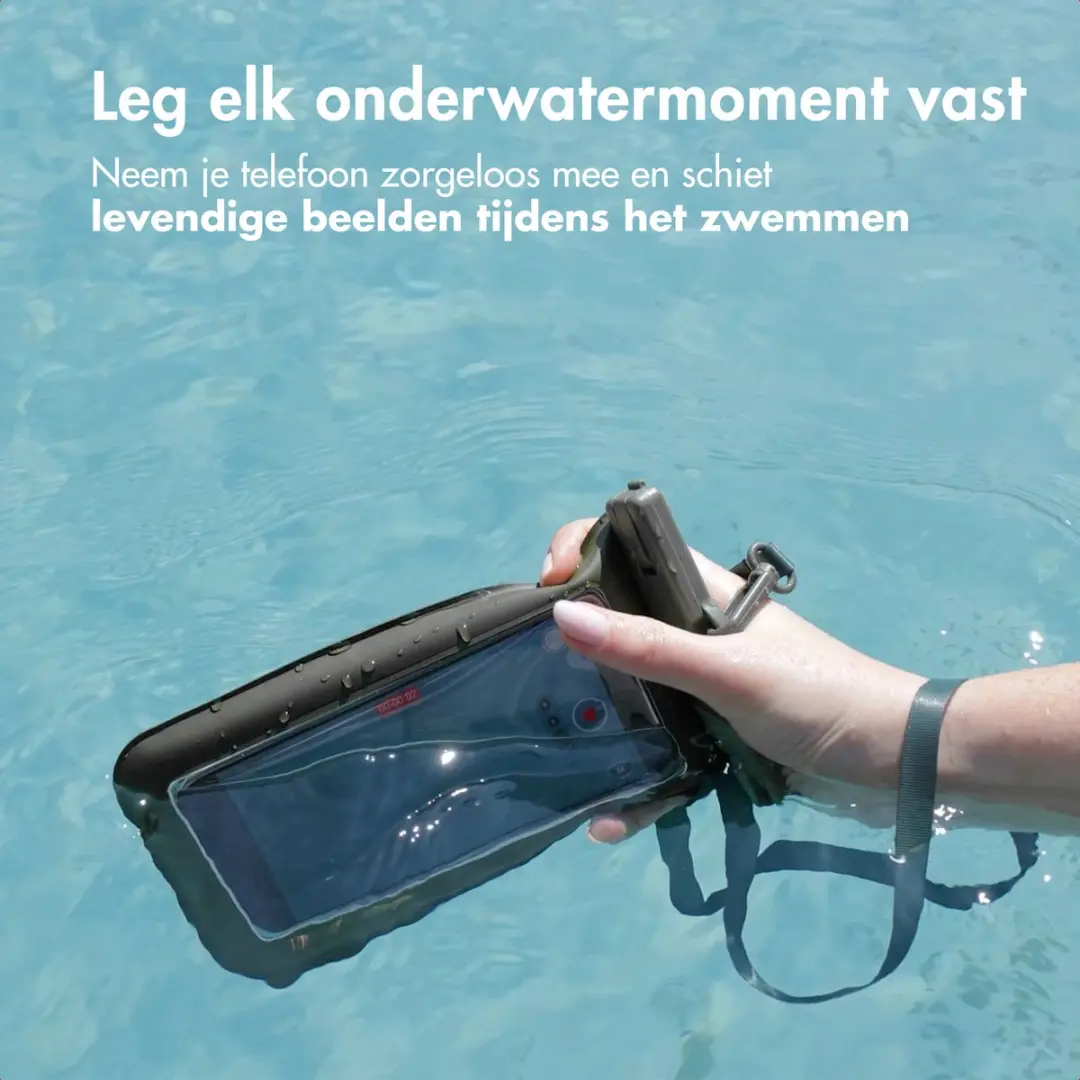 imoshion Floating Waterproof Pouch Telefoonhoesje - Zwart - afbeelding 5 van 6