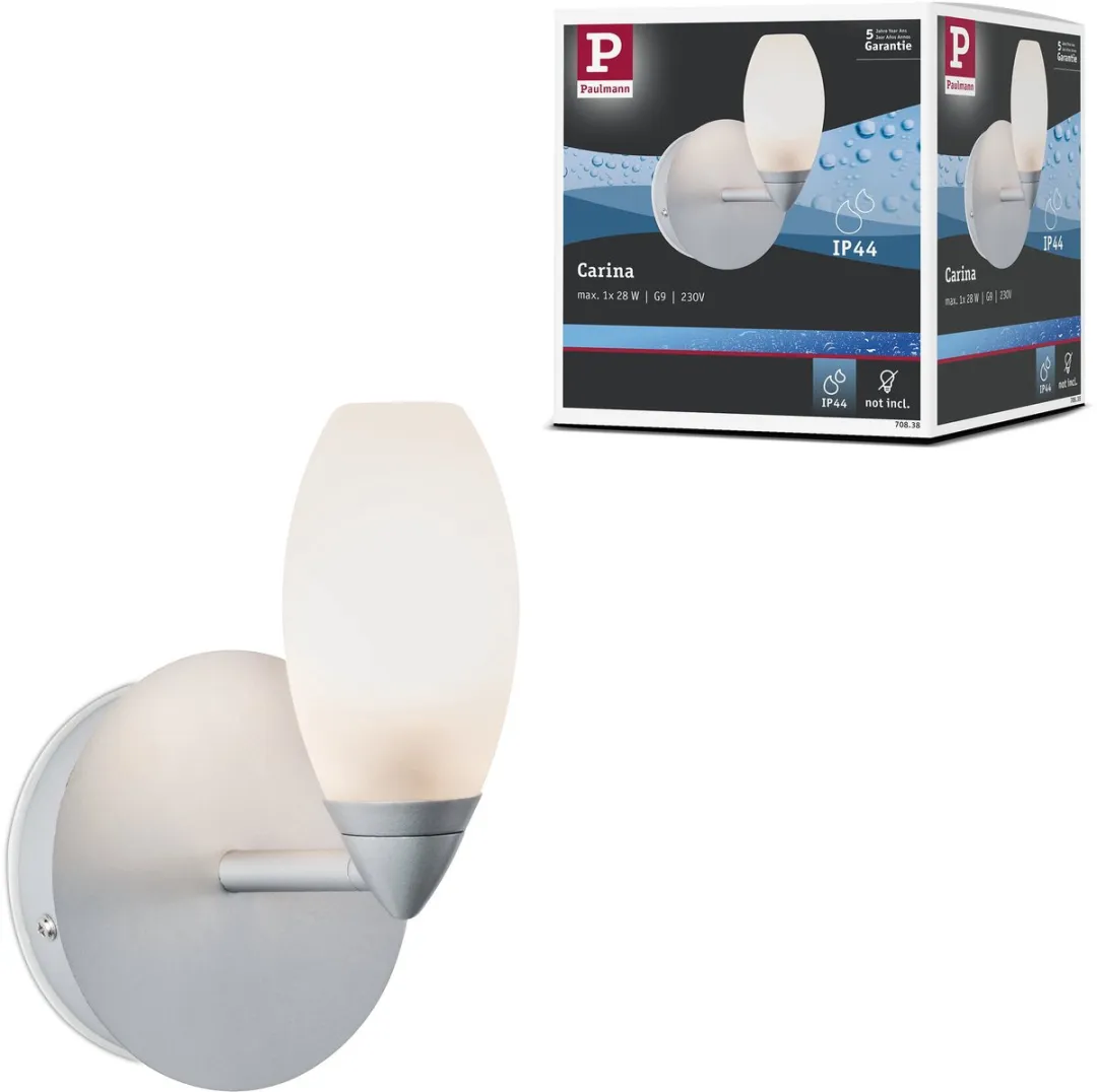 Paulmann Wandlamp Carina IP44 G9
