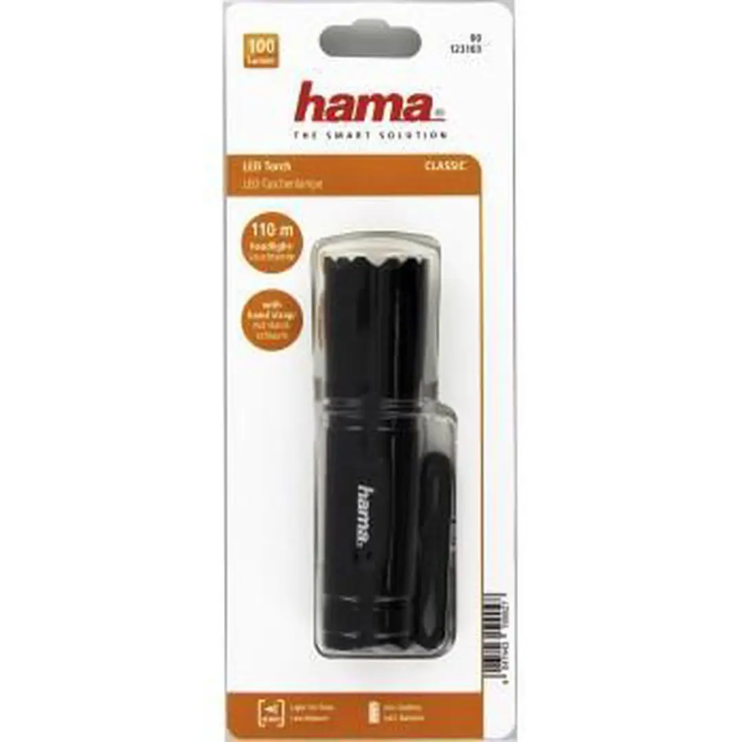 Hama LED Zaklamp Classic C-118 - 100 lm - Zwart - afbeelding 5 van 6