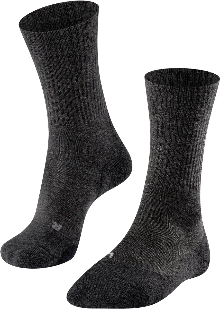 FALKE TK2 Wool Wandelsokken Dames - Grijs - Maat 37-38 - afbeelding 4 van 6