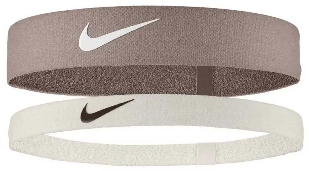 Nike Flex Haarbandjes 2-Pack - Bruin/Wit - afbeelding 3 van 3