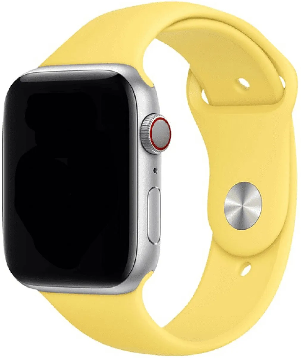 Apple Watch Sportband Geel 44mm - One Size
