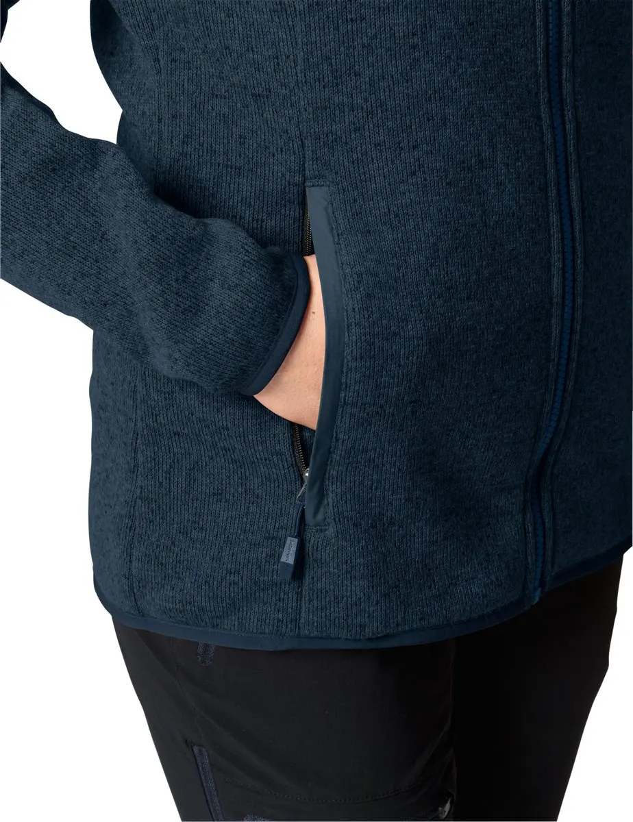 Vaude Rienza IV Damesfleece - Dark Sea - Maat 36 - afbeelding 2 van 6