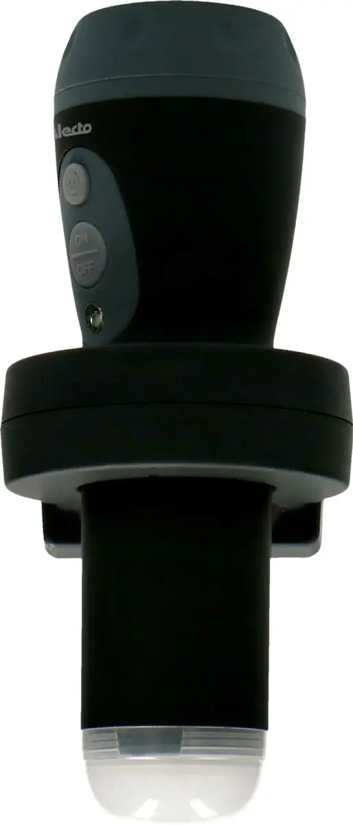 Alecto ATL-110ZT LED Zaklamp - Oplaadbaar - Zwart - afbeelding 3 van 6