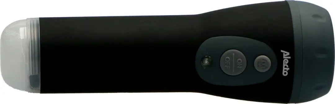Alecto ATL-110ZT LED Zaklamp - Oplaadbaar - Zwart - afbeelding 2 van 6