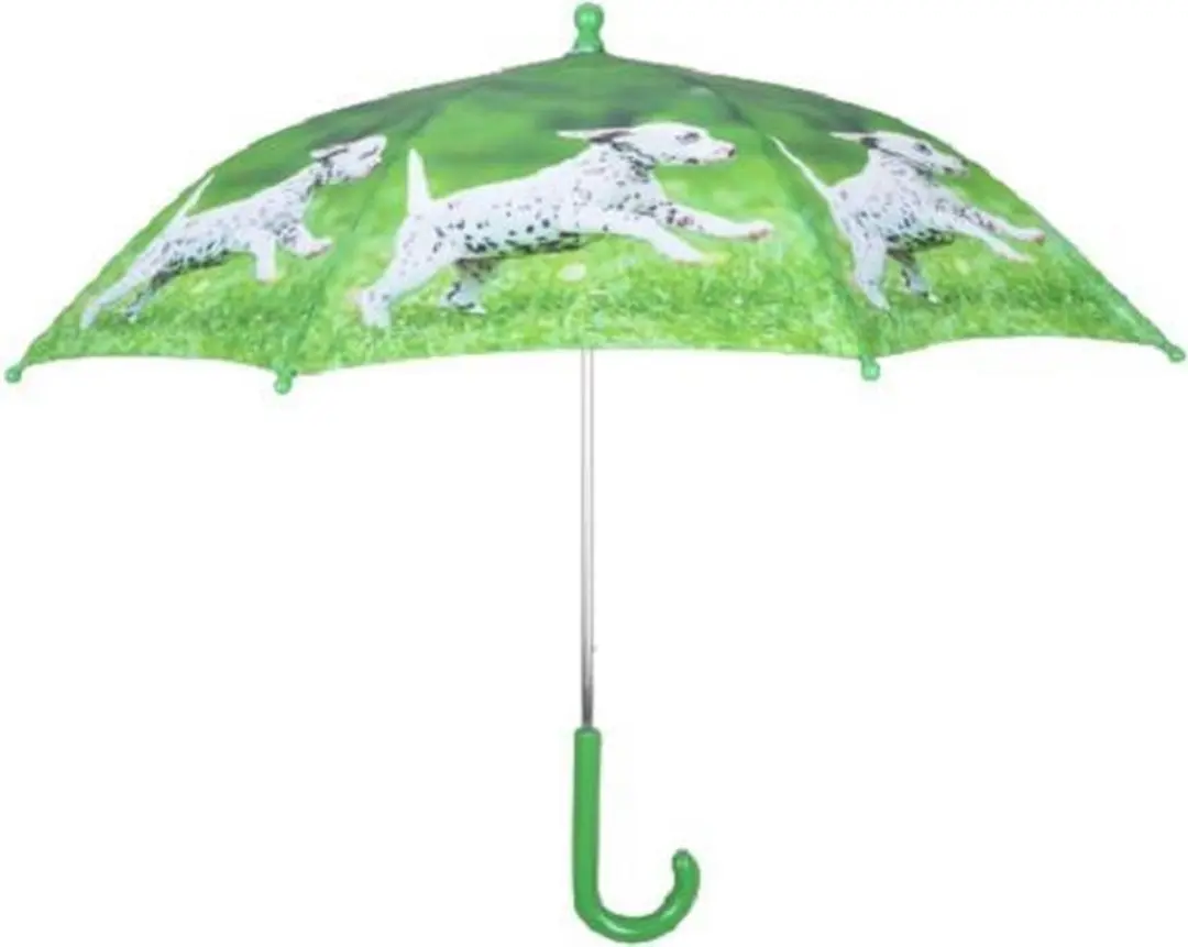Esschert Design Kinderparaplu Dalmatiër 71 Cm Polyester Groen