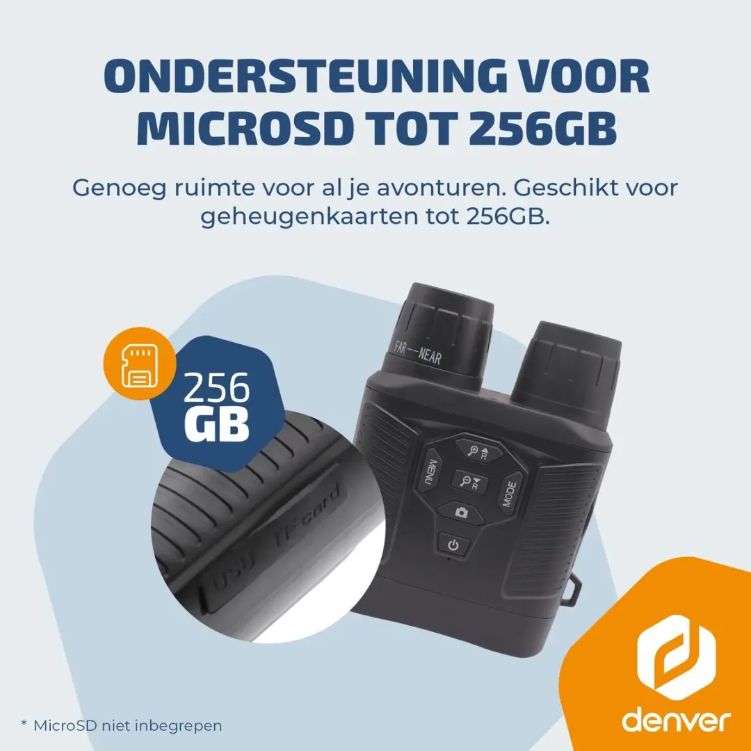 Denver NVI492 Nachtkijker - 4K - 4000mAh accu - afbeelding 3 van 6