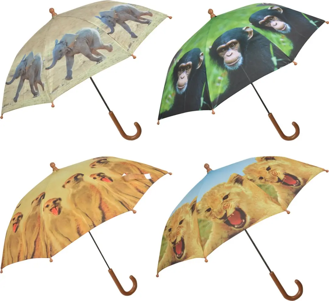 Kinder paraplu aap Chimpansee van Esschert design