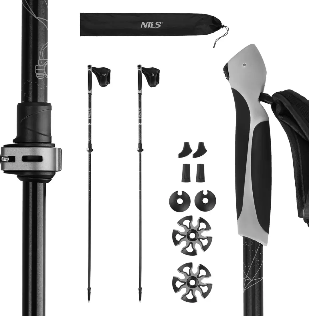 Verstelbare Trekkingstokken 93-125 cm - Lichtgewicht Aluminium - afbeelding 2 van 6