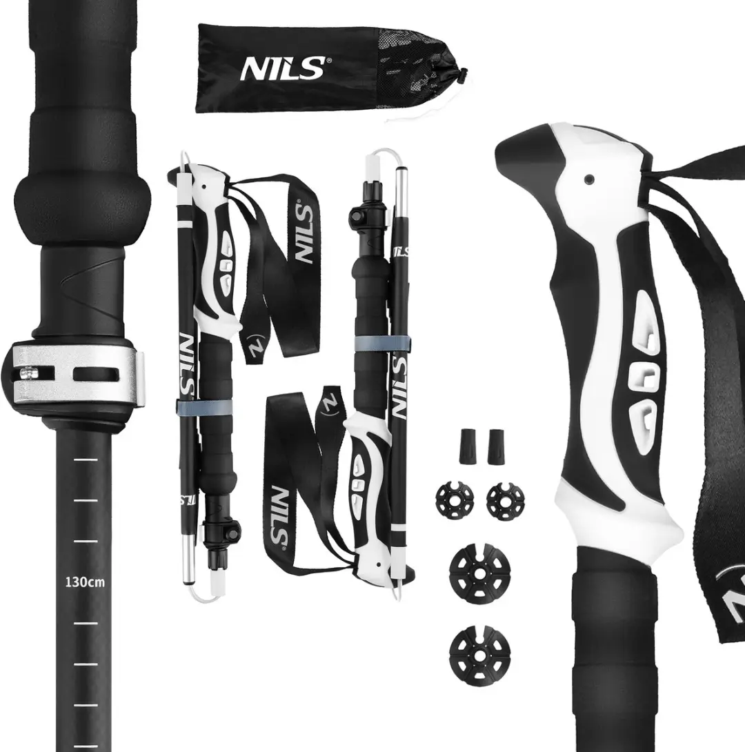 Nils TK8603 Trekkingstokken - Opvouwbaar - 2 stuks - afbeelding 2 van 6