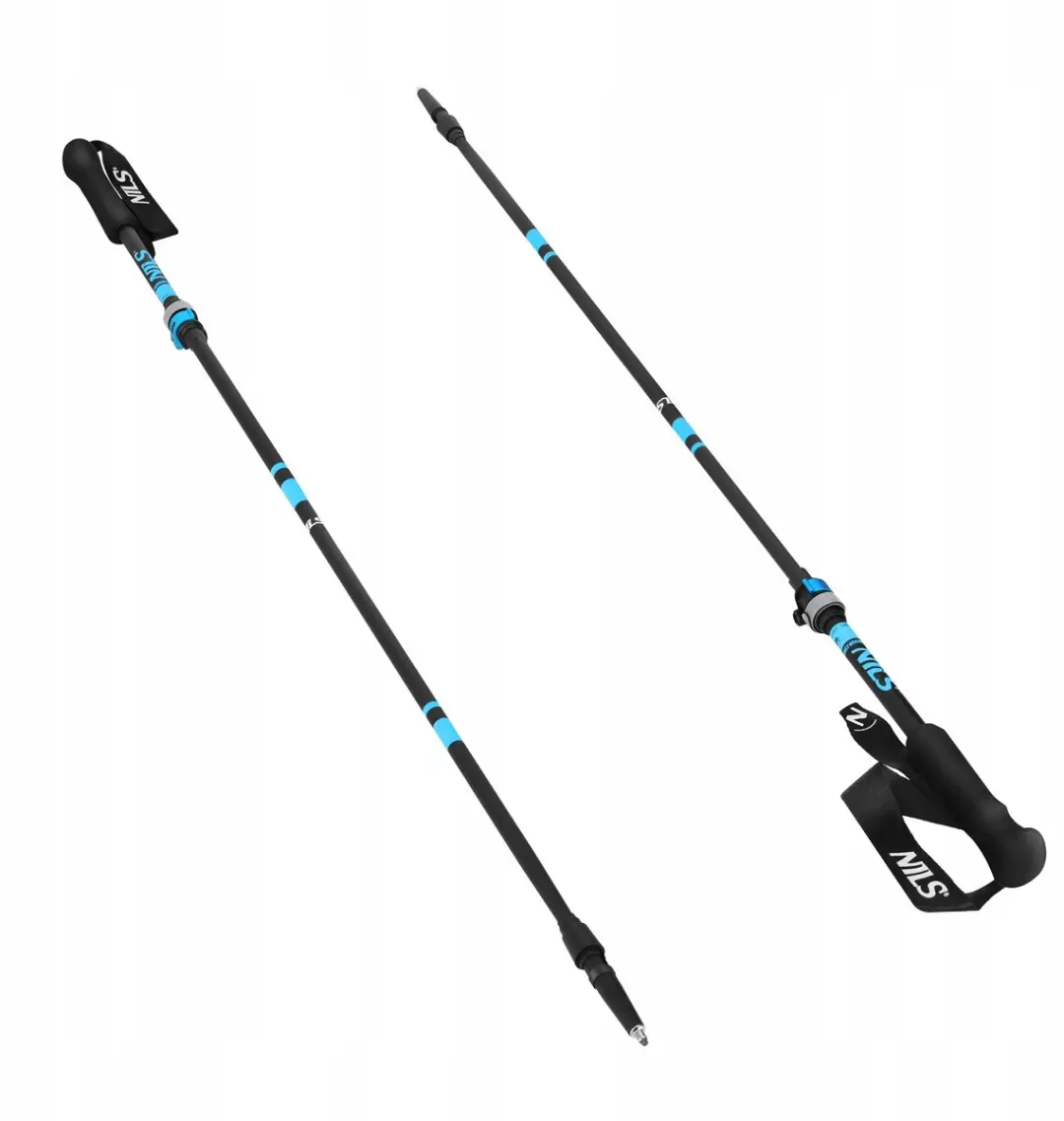 Nils TK8604 Trekkingstokken - Telescopisch - Blauw - 2 stuks - afbeelding 5 van 6