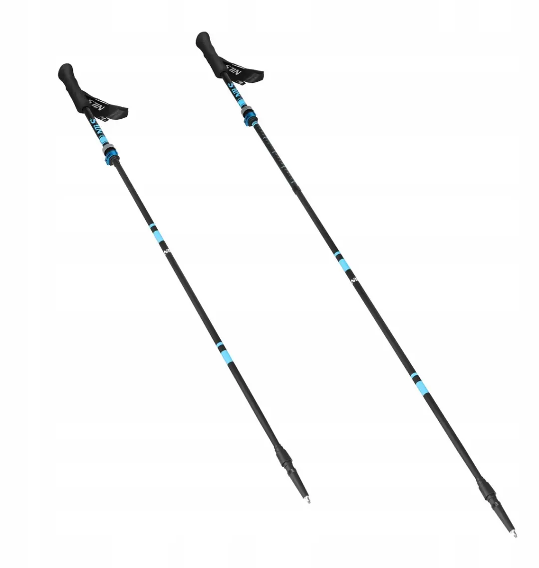Nils TK8604 Trekkingstokken - Telescopisch - Blauw - 2 stuks - afbeelding 4 van 6