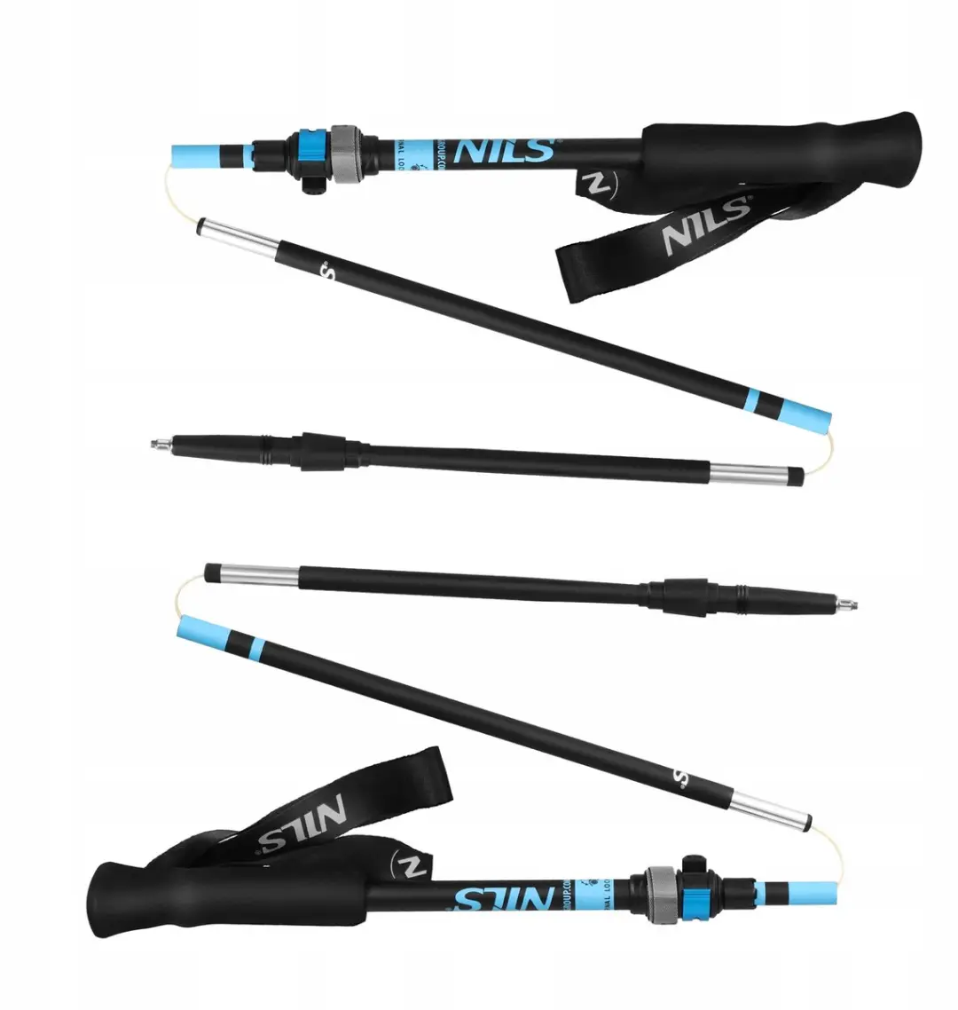 Nils TK8604 Trekkingstokken - Telescopisch - Blauw - 2 stuks - afbeelding 6 van 6