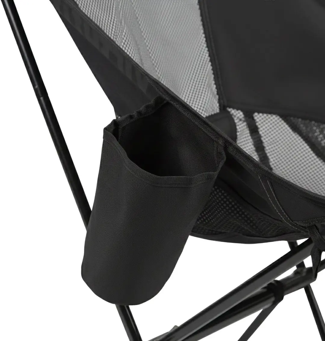VirtuFit Compacte Campingstoel - Opvouwbaar - Zwart - afbeelding 3 van 6