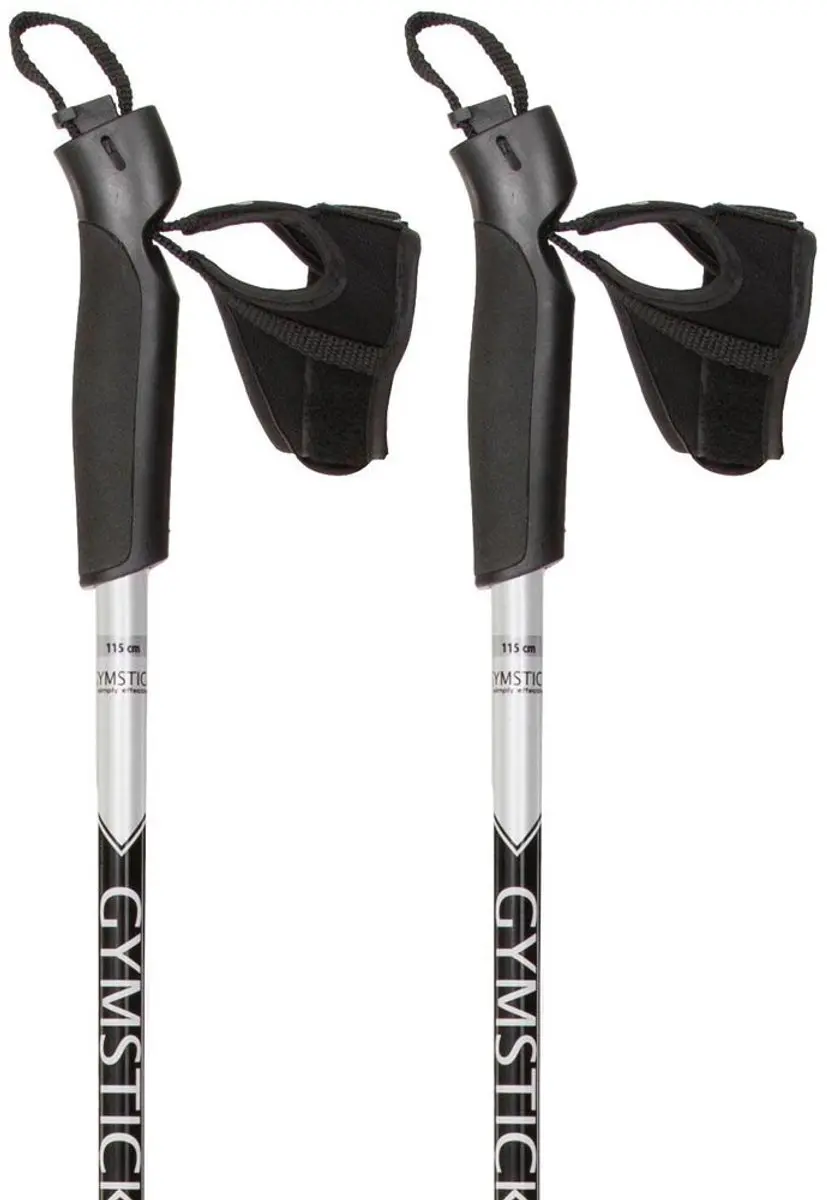 Gymstick Go Walker Stokken Zwart,Zilver 125 cm
