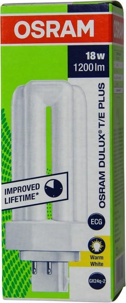 Osram Dulux Plus Spaarlamp 18W - Mat - Warm Wit