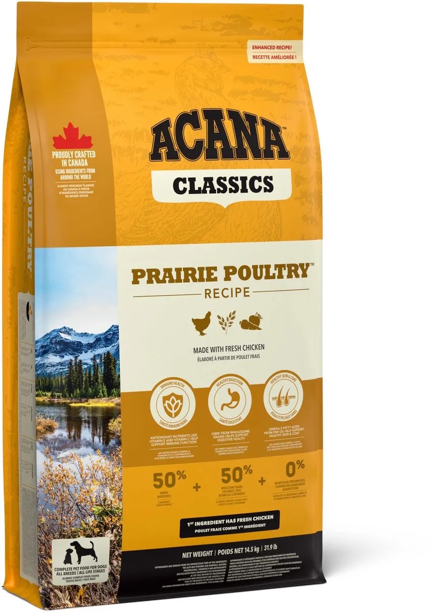 Acana Classics Prairie Poultry Hondenvoer Brokken 14.5kg