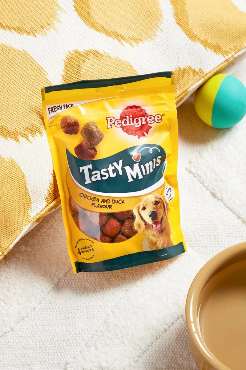 Pedigree Tasty Minis Snoepjes Kip & Eend - 6x130g
