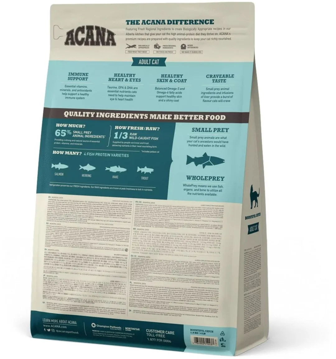 Acana Cat Bountiful Catch Kattenvoer 1.8kg