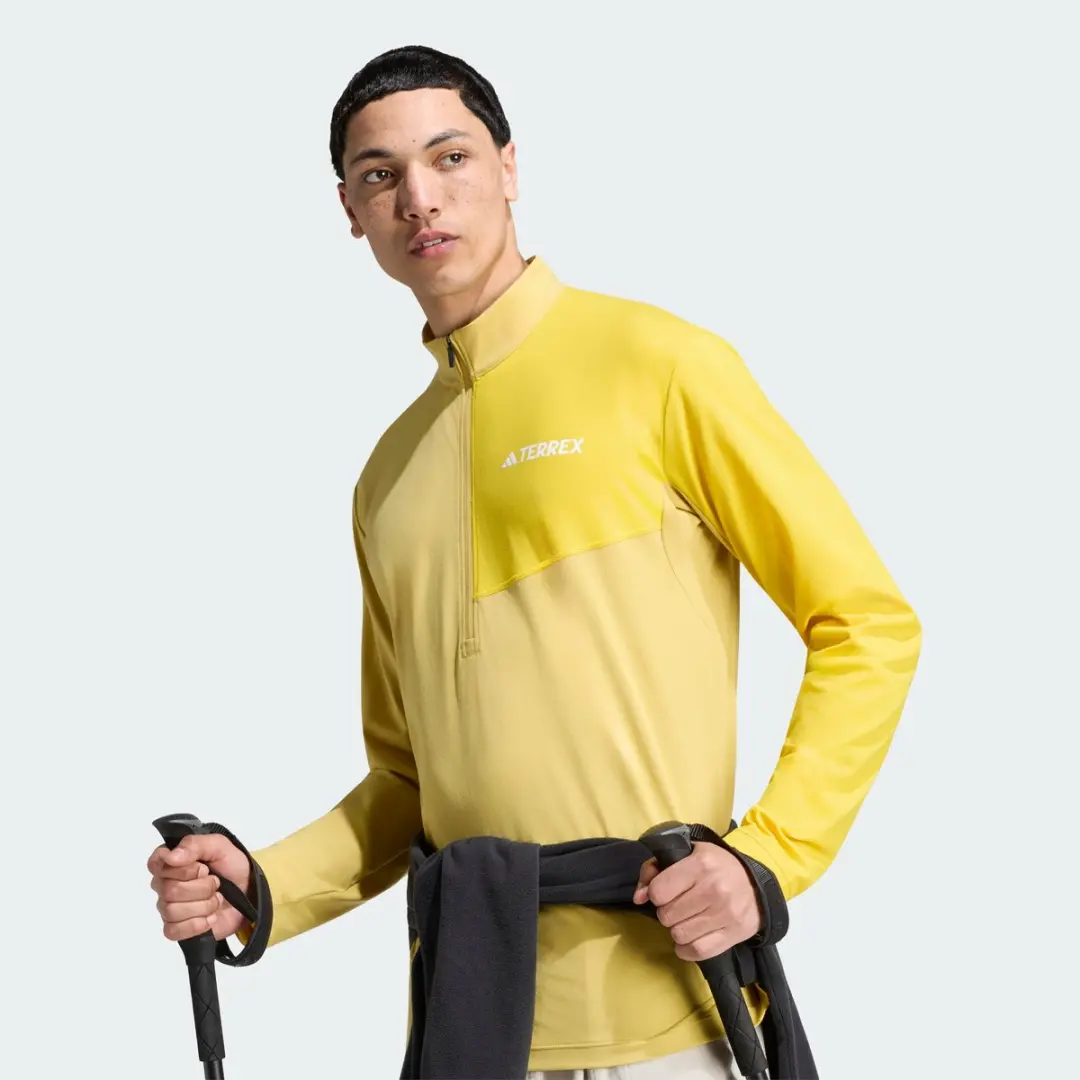 adidas Terrex Multi Climacool Longsleeve - Heren - Geel - afbeelding 2 van 6