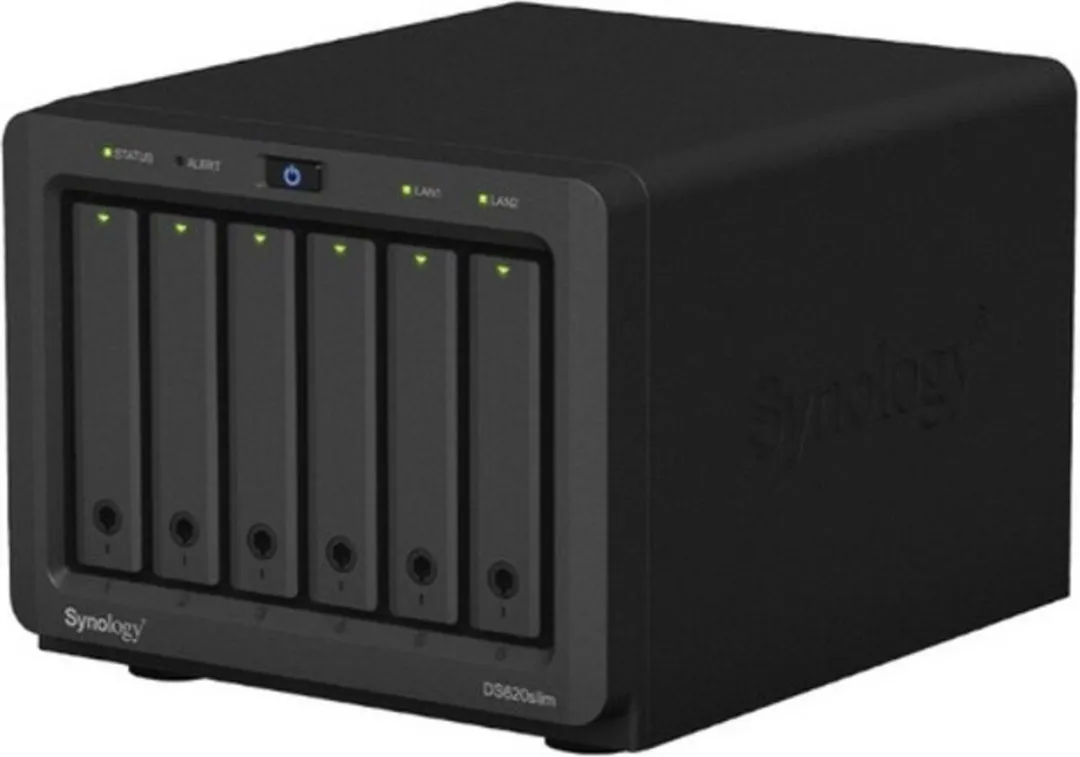 Synology DS620slim NAS - 6-Bay - Zwart