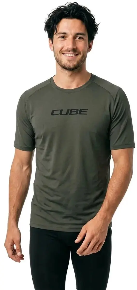 Cube Functional T-shirt Met Korte Mouwen Groen XL Man