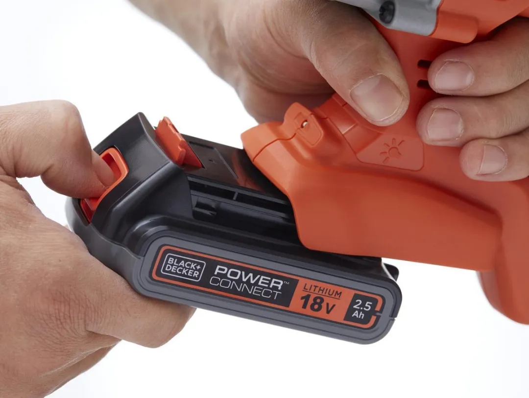 BLACK+DECKER 18V SDS+ Boorhamer, 2x 2.5Ah, 1A lader, koffer - BCD900E2K-QW